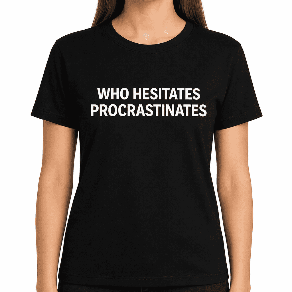 Who Hesitates Masturbates - T-Shirt