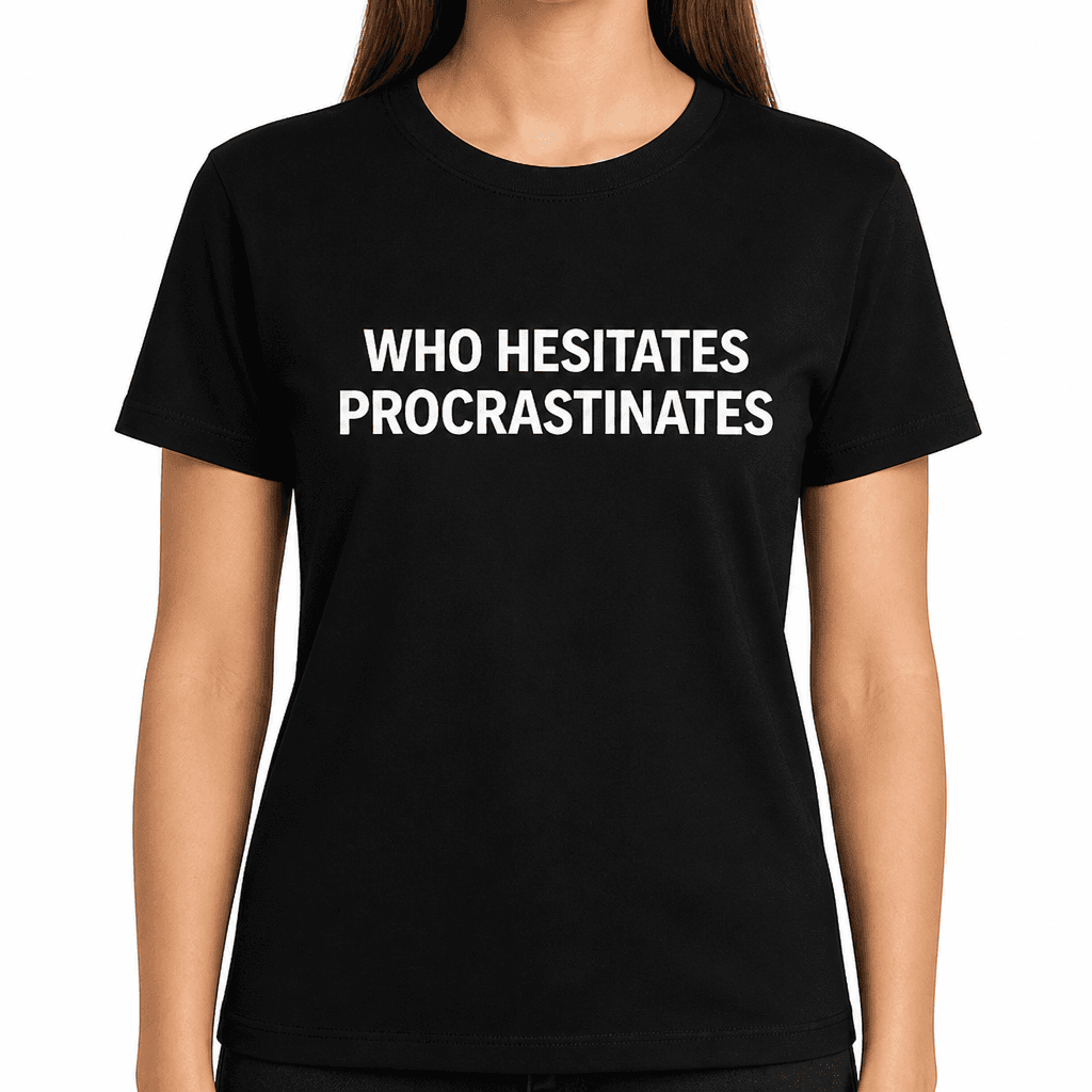 Who Hesitates Masturbates - T-Shirt