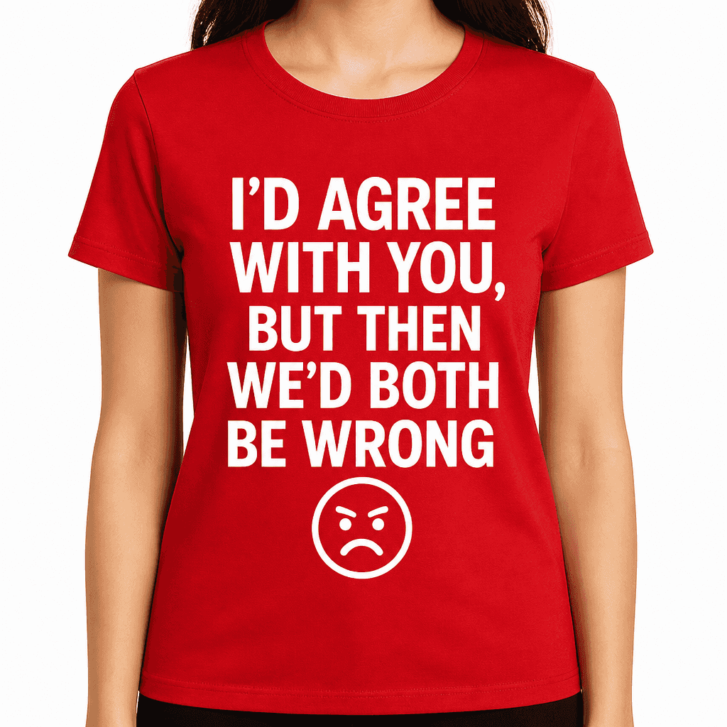 I'd Agree With You, But Then We'd Both Be Wrong T-Shirt