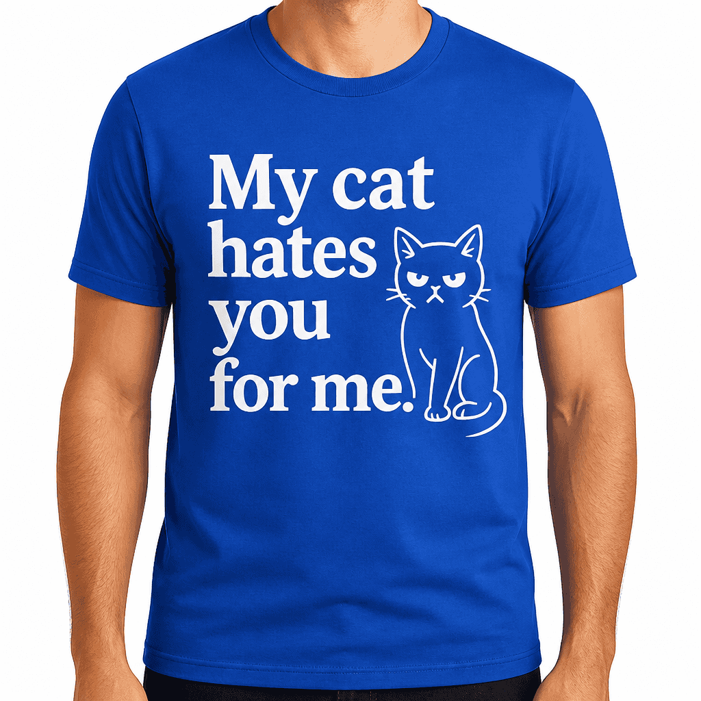 My Cat Hates You For Me T-Shirt