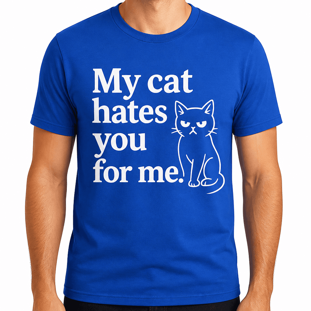 My Cat Hates You For Me T-Shirt