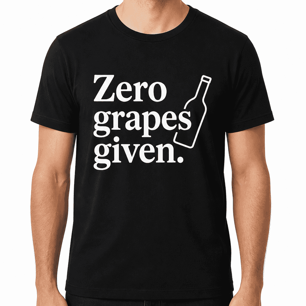 Zero Grapes Given T-Shirt