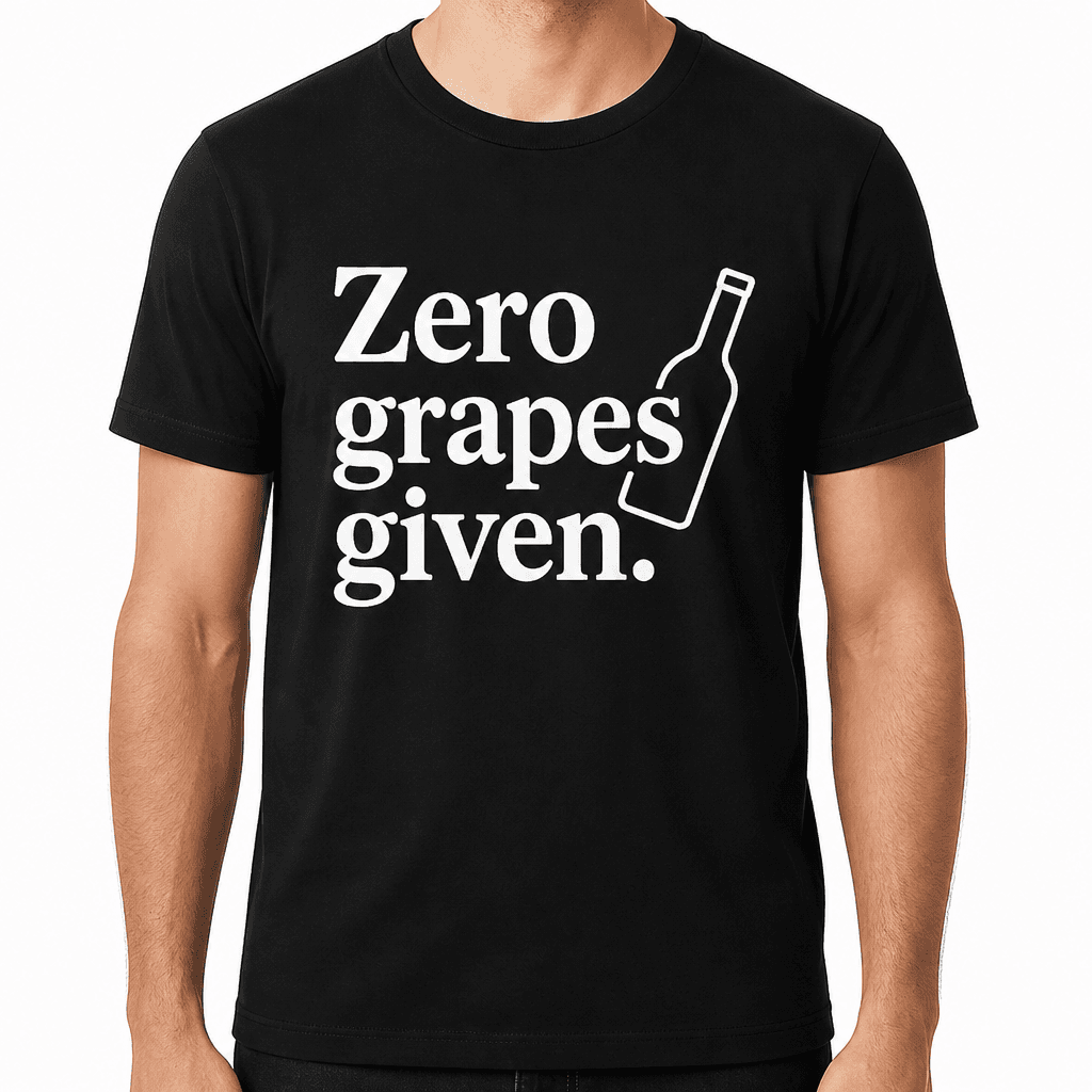 Zero Grapes Given T-Shirt