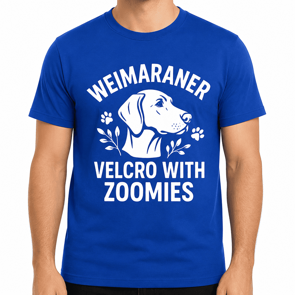 Weimaraner: Velcro with Zoomies T-Shirt