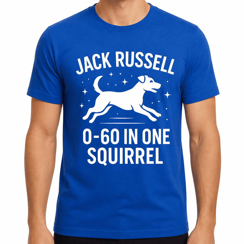 Jack Russell: 0-60 in One Squirrel T-Shirt