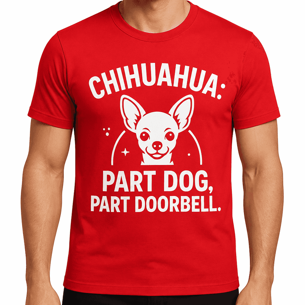 Chihuahua: Part Dog, Part Doorbell T-Shirt