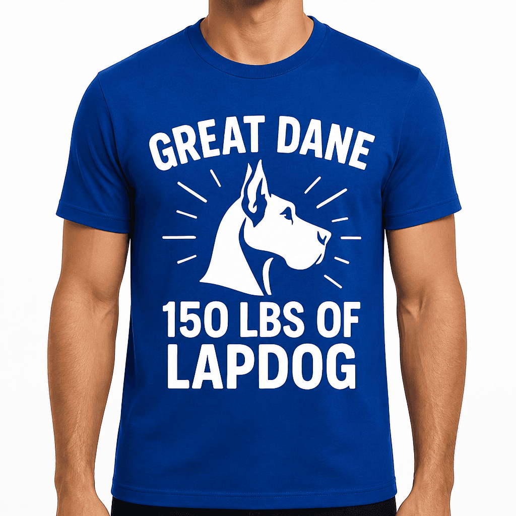 Great Dane: 150 lbs of Lapdog T-Shirt