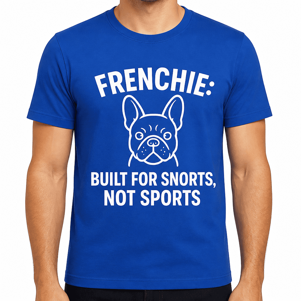 Frenchie: Built for Snorts, Not Sports T-Shirt