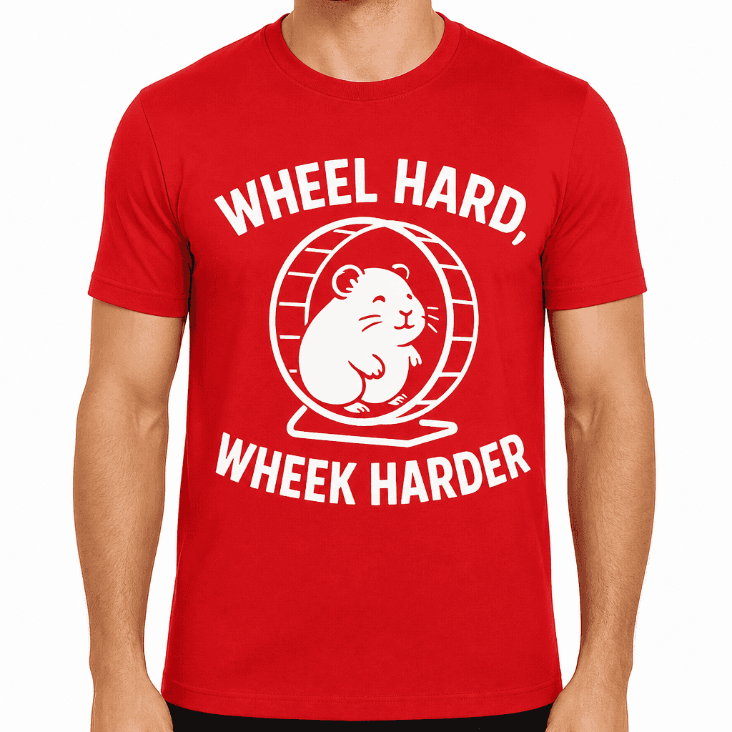 Wheel Hard, Wheek Harder T-Shirt