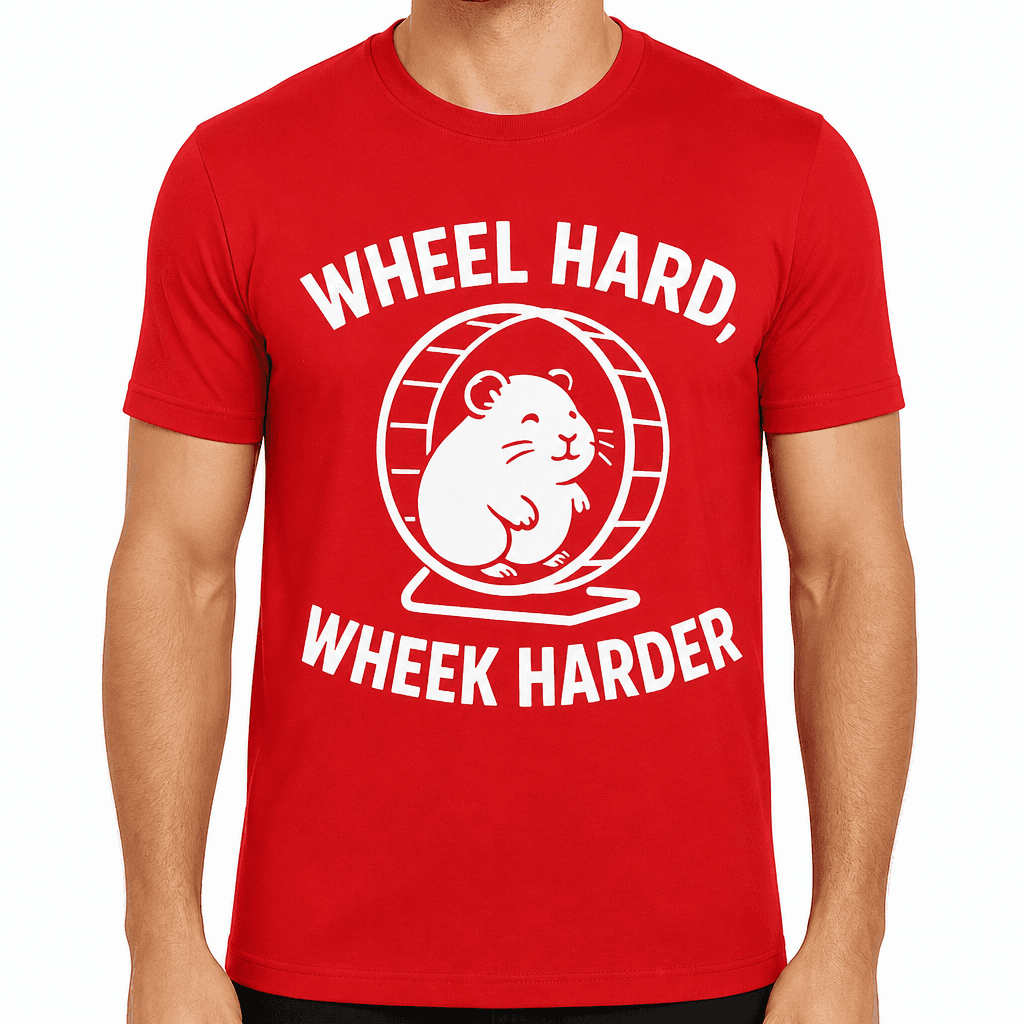 Wheel Hard, Wheek Harder T-Shirt
