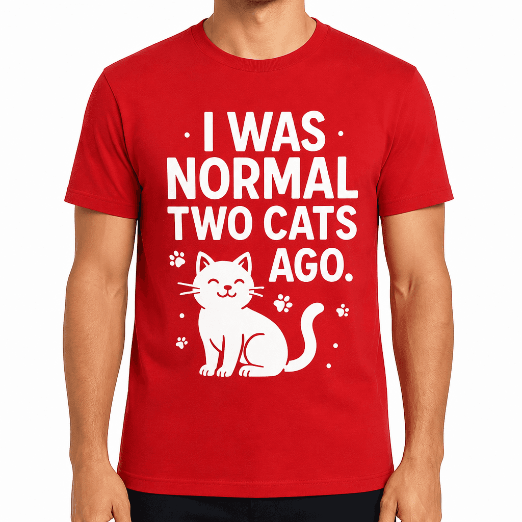 I Was Normal Two Cats Ago T-Shirt