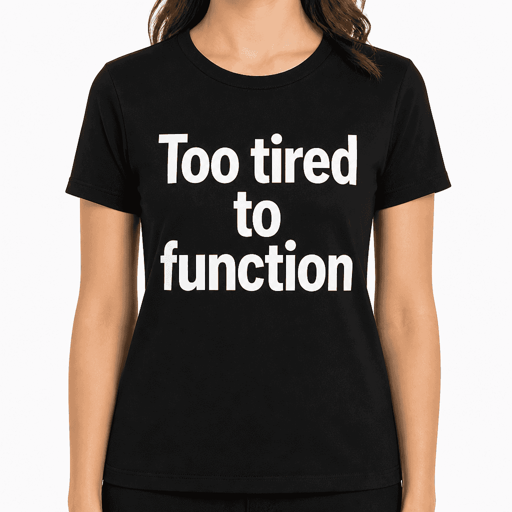 Too Tired to Function T-Shirt