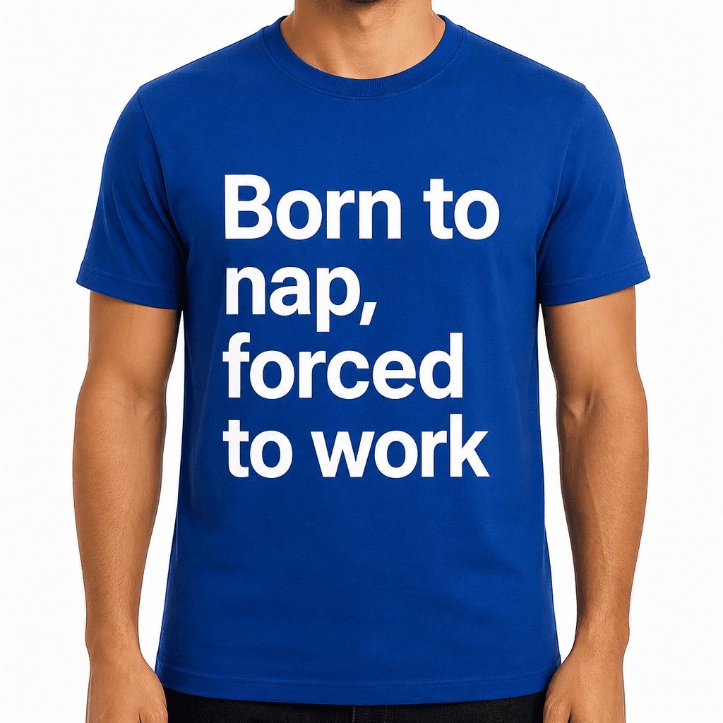 Born to Nap, Forced to Work T-Shirt