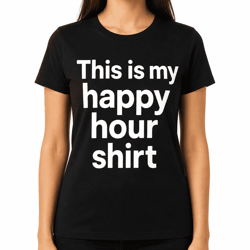 This Is My Happy Hour Shirt