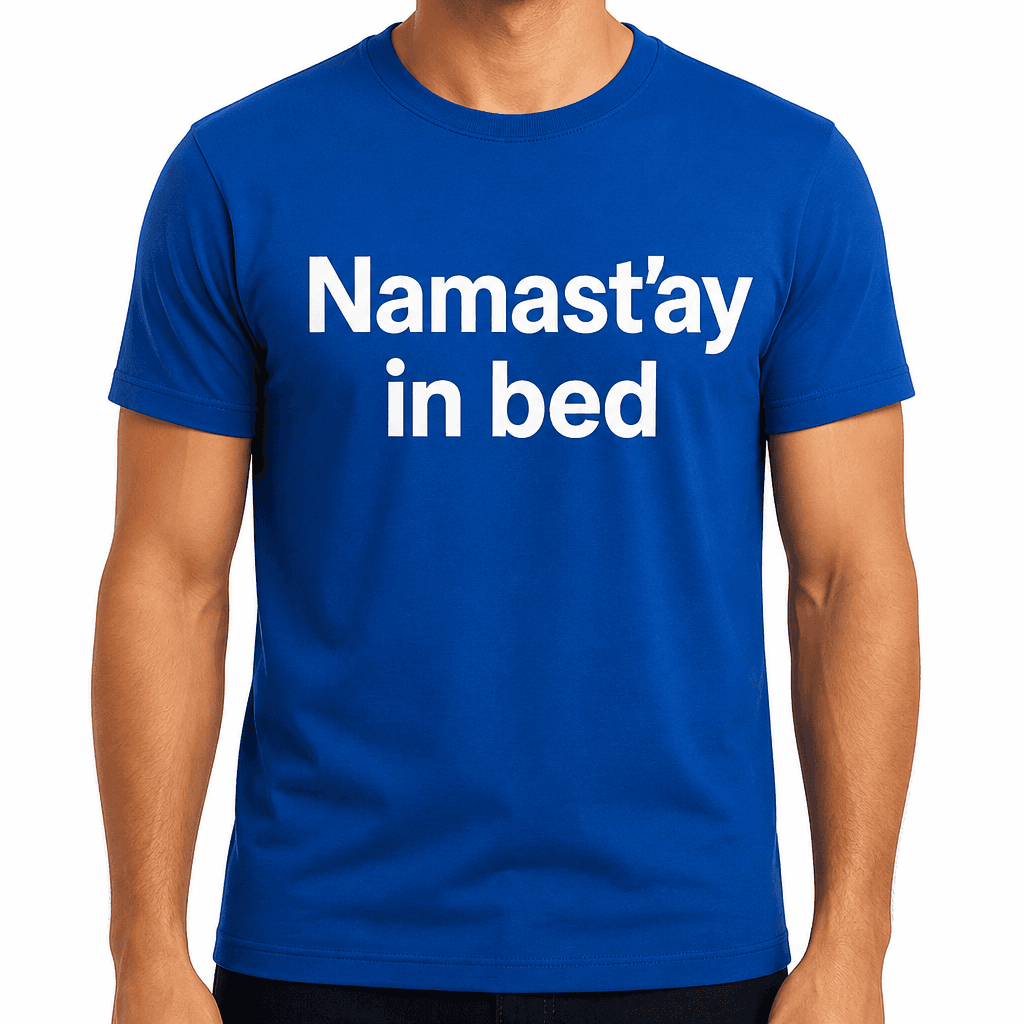 Namast’ay in Bed T-Shirt