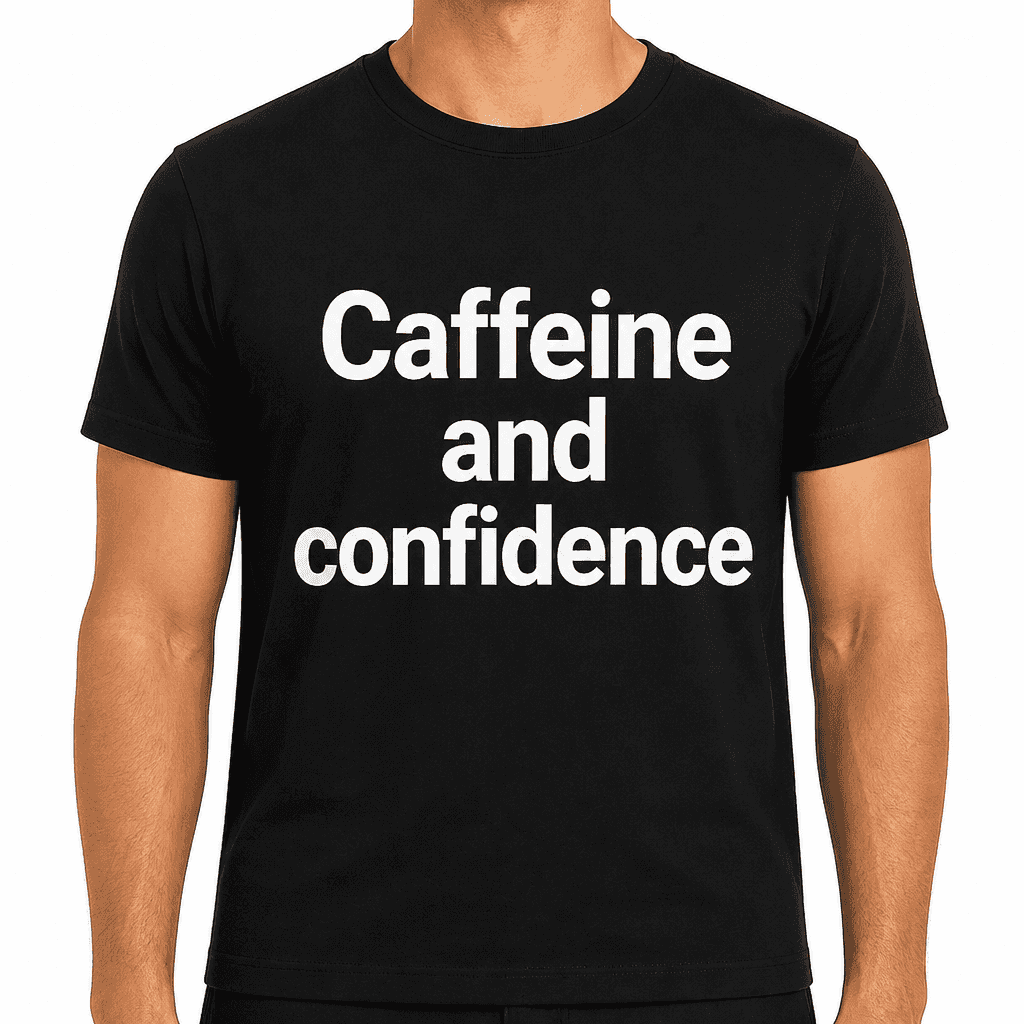 Caffeine and Confidence T-Shirt