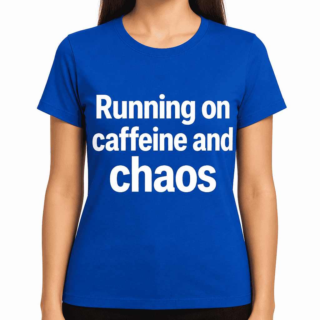 Running on Caffeine and Chaos T-Shirt
