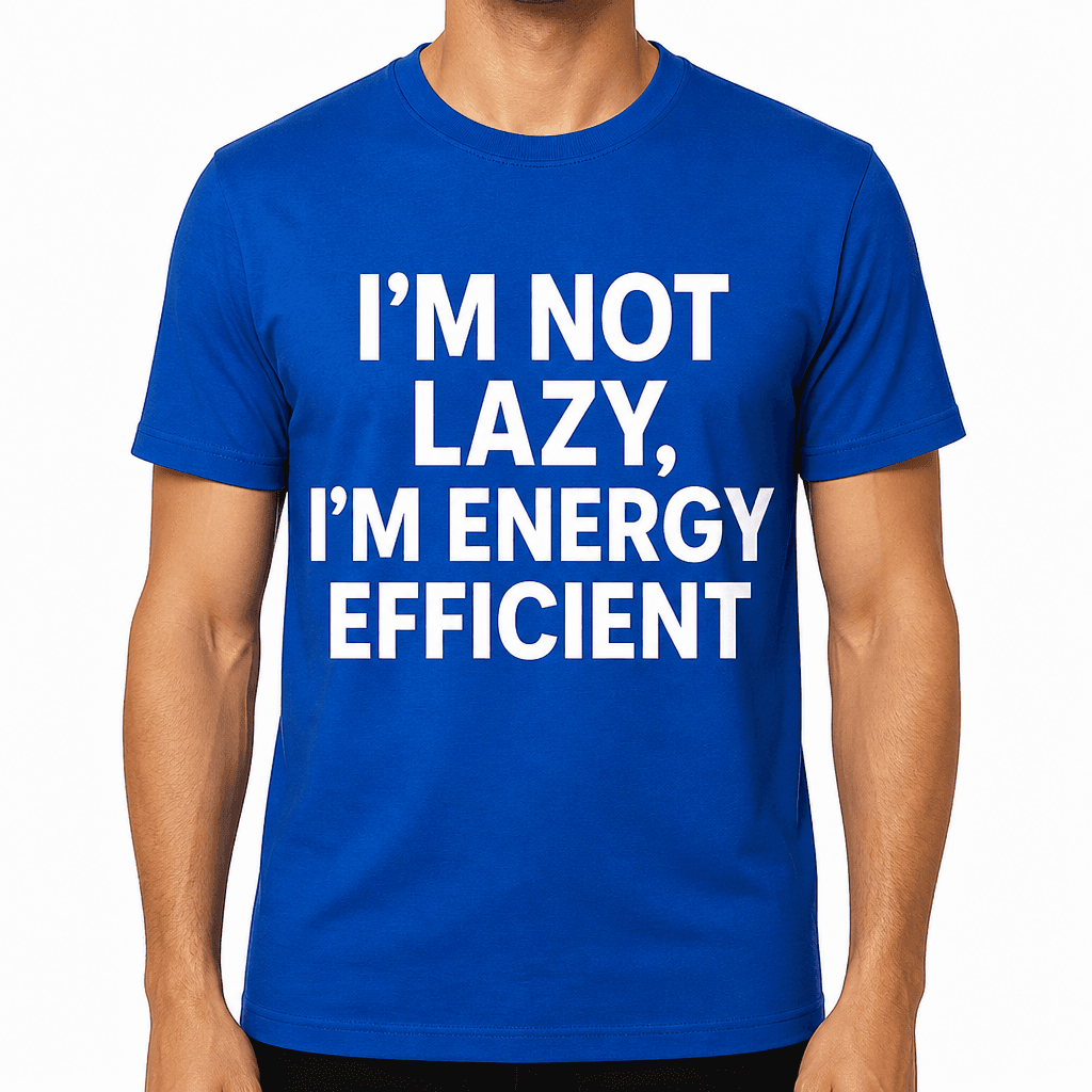 I'm Not Lazy, I'm Energy Efficient T-Shirt