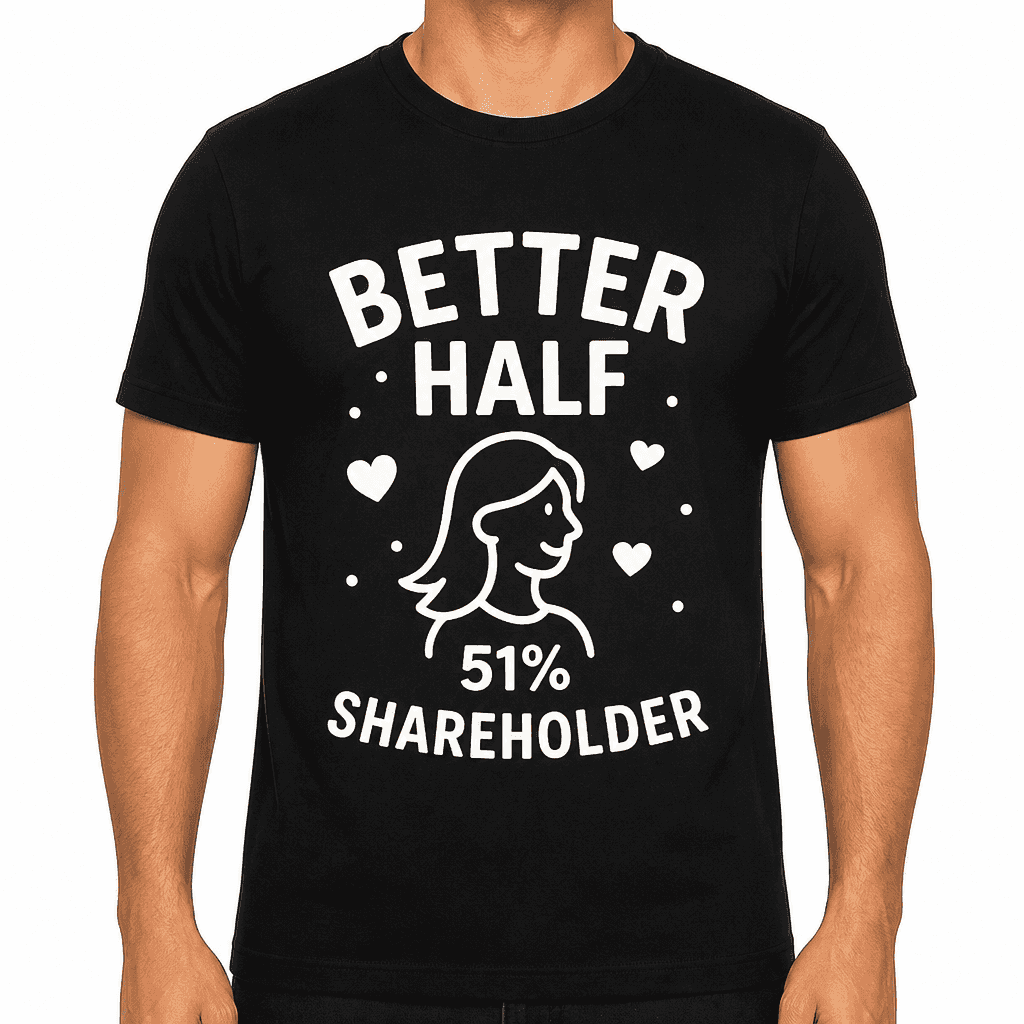 Better Half: 51% Shareholder T-Shirt