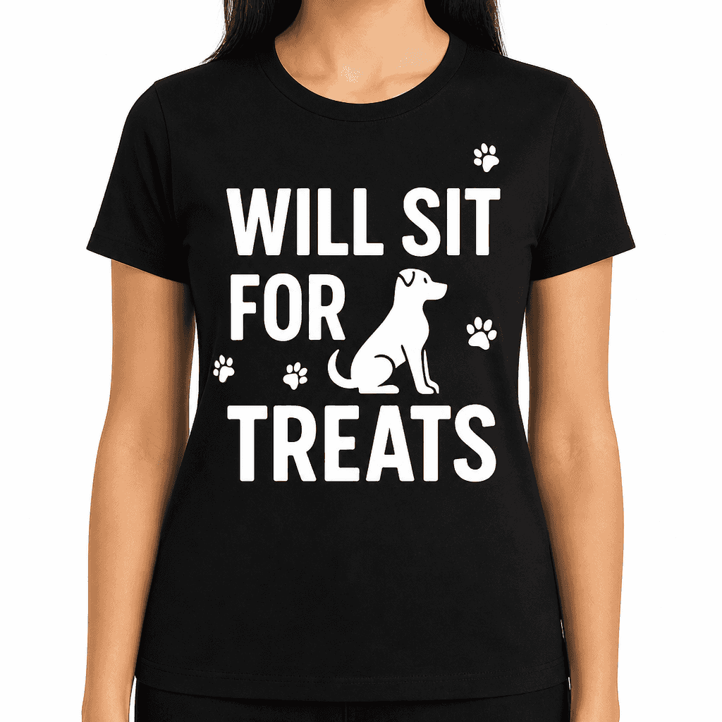 Will Sit for Treats T-Shirt