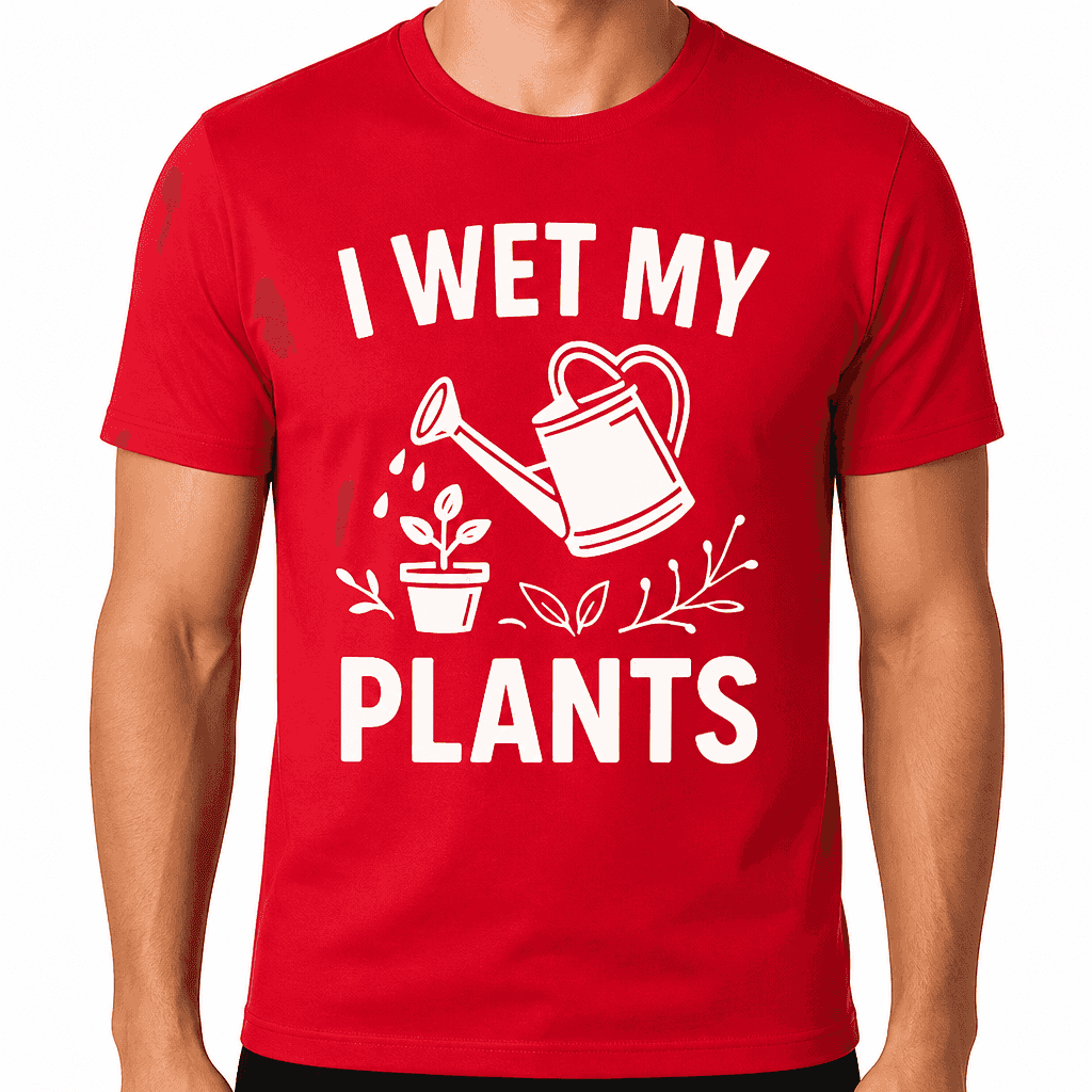 I Wet My Plants T-Shirt