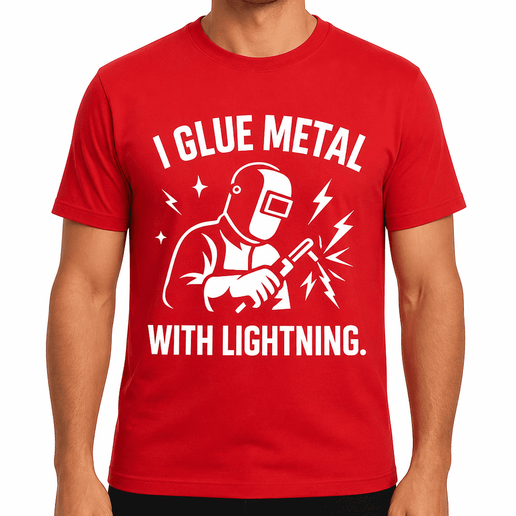 I Glue Metal with Lightning T-Shirt