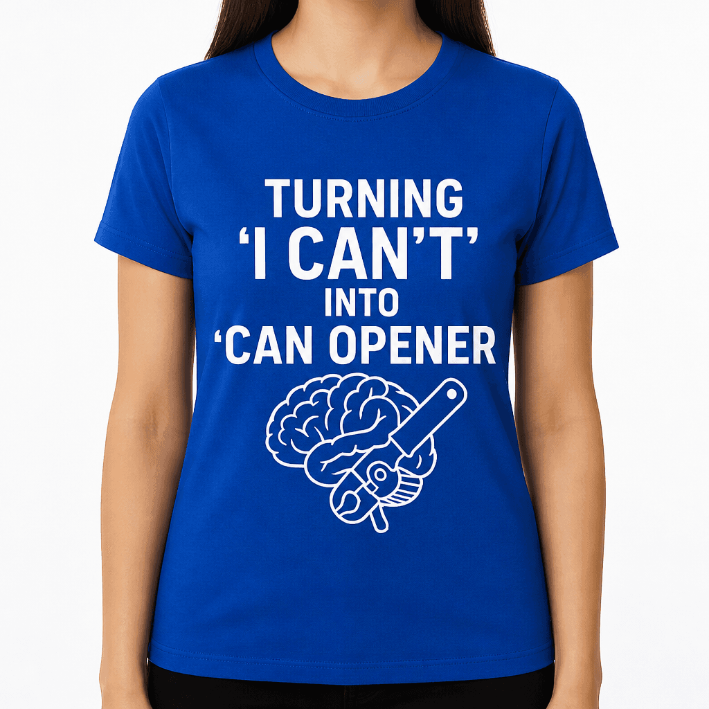 Turning 'I can't' into 'Can Opener' T-Shirt