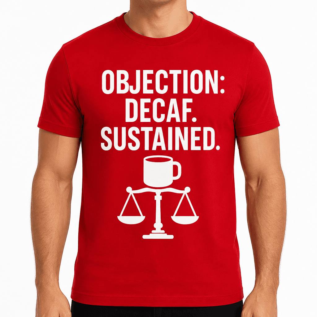 Objection: Decaf. Sustained. T-Shirt