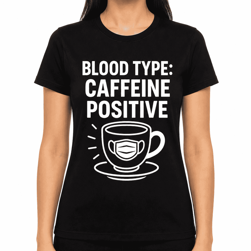 Blood Type: Caffeine Positive T-Shirt