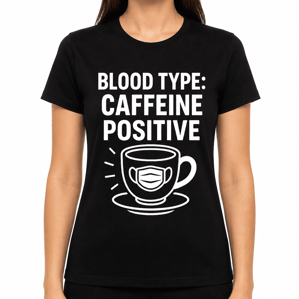 Blood Type: Caffeine Positive T-Shirt