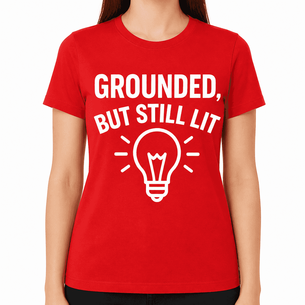Grounded, But Still Lit T-Shirt