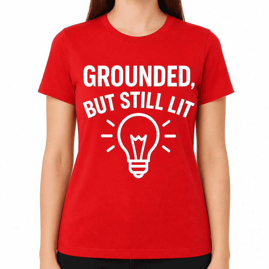 Grounded, But Still Lit T-Shirt