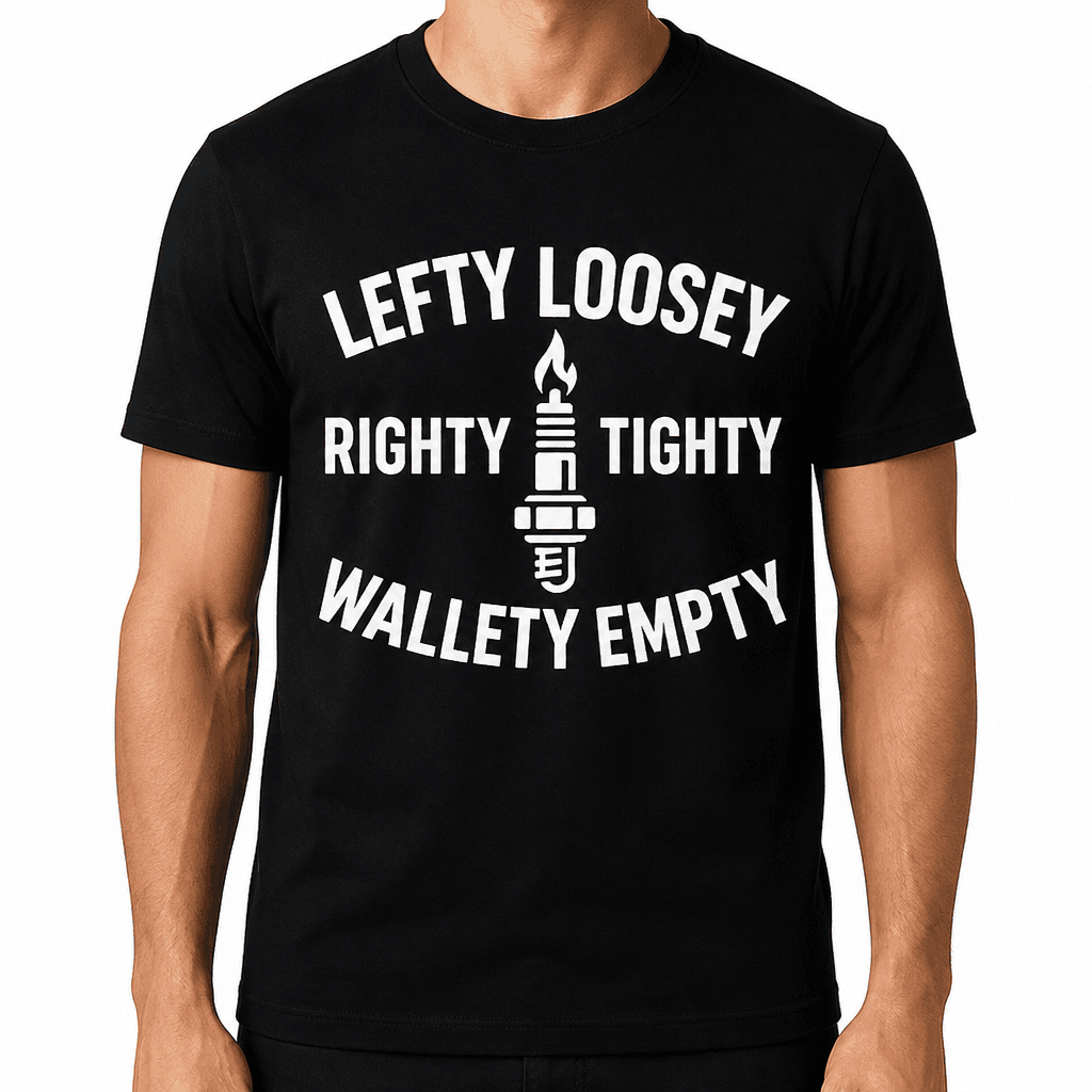 Lefty Loosey, Righty Tighty, Wallety Empty T-Shirt