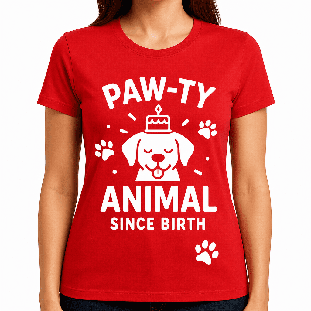Paw-ty Animal Since Birth T-Shirt