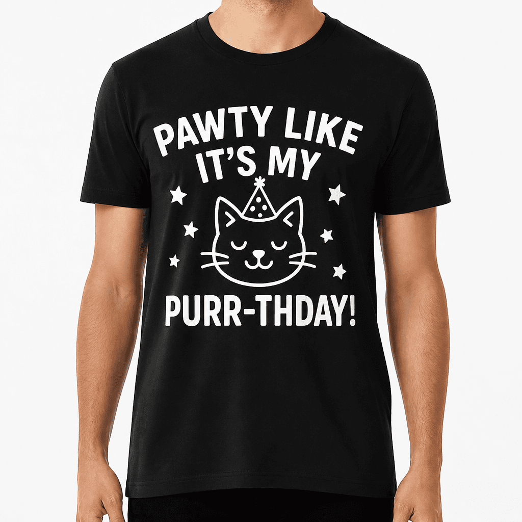 Pawty Like It's My Purr-thday! T-Shirt