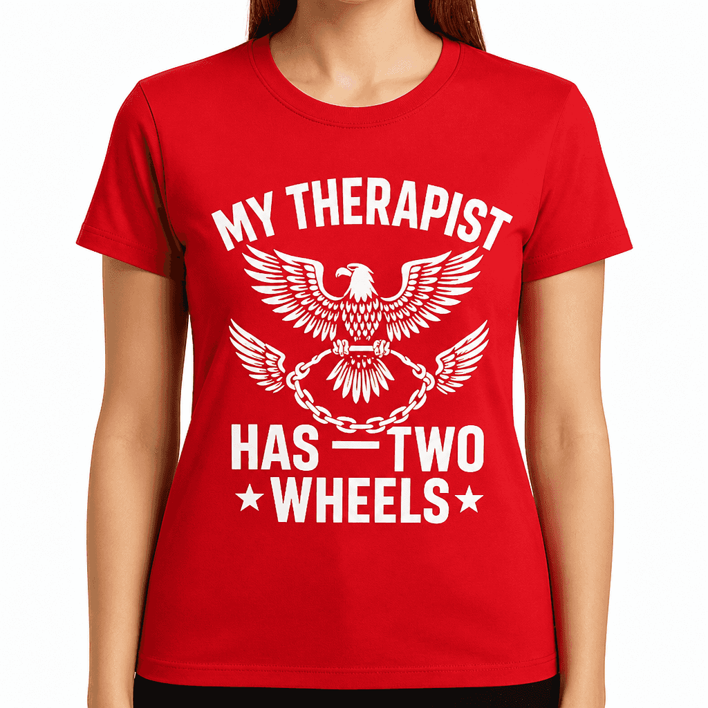 My Therapist Has Two Wheels T-Shirt