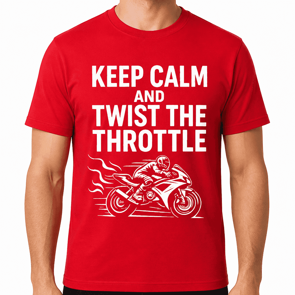 Keep Calm and Twist the Throttle T-Shirt