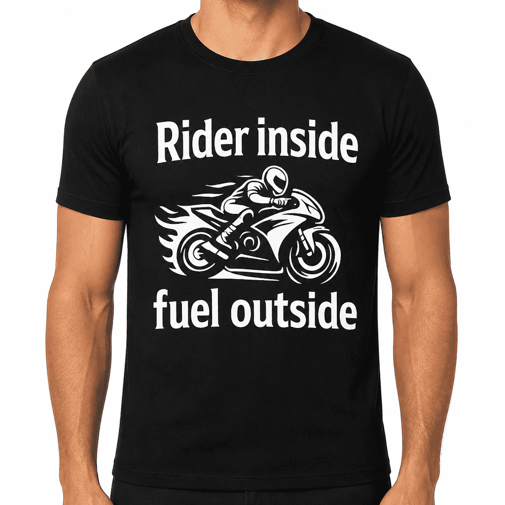 Rider Inside, Fuel Outside T-Shirt