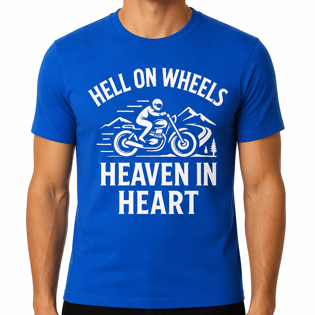 Hell on Wheels, Heaven in Heart T-Shirt