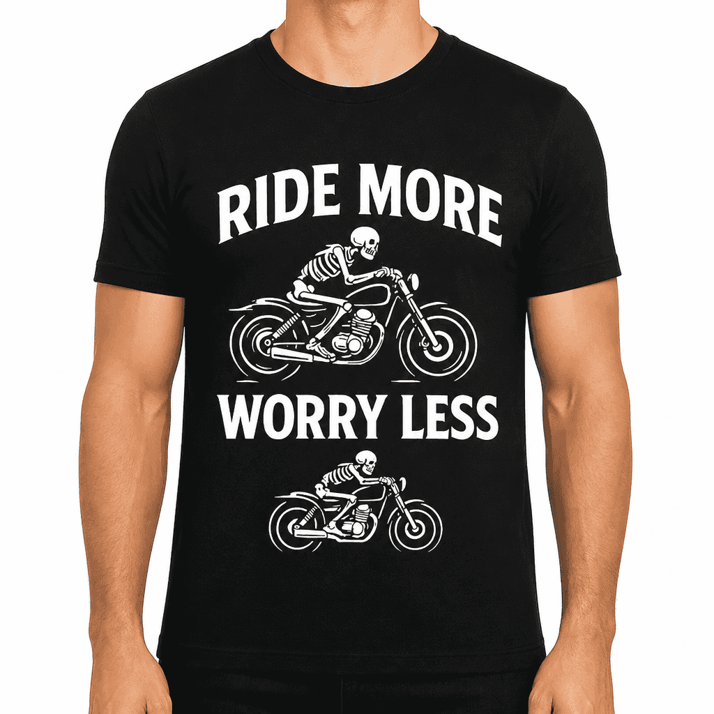 Ride More Worry Less T-Shirt