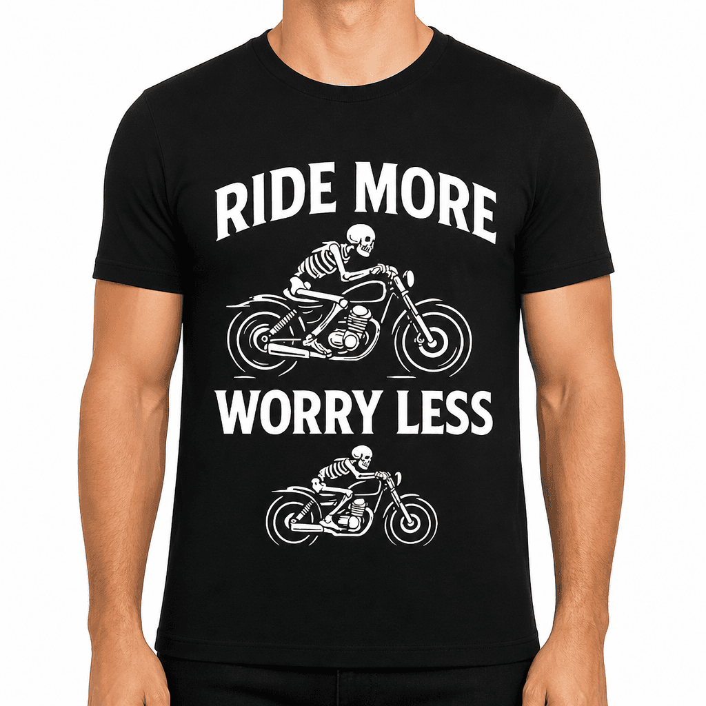 Ride More Worry Less T-Shirt
