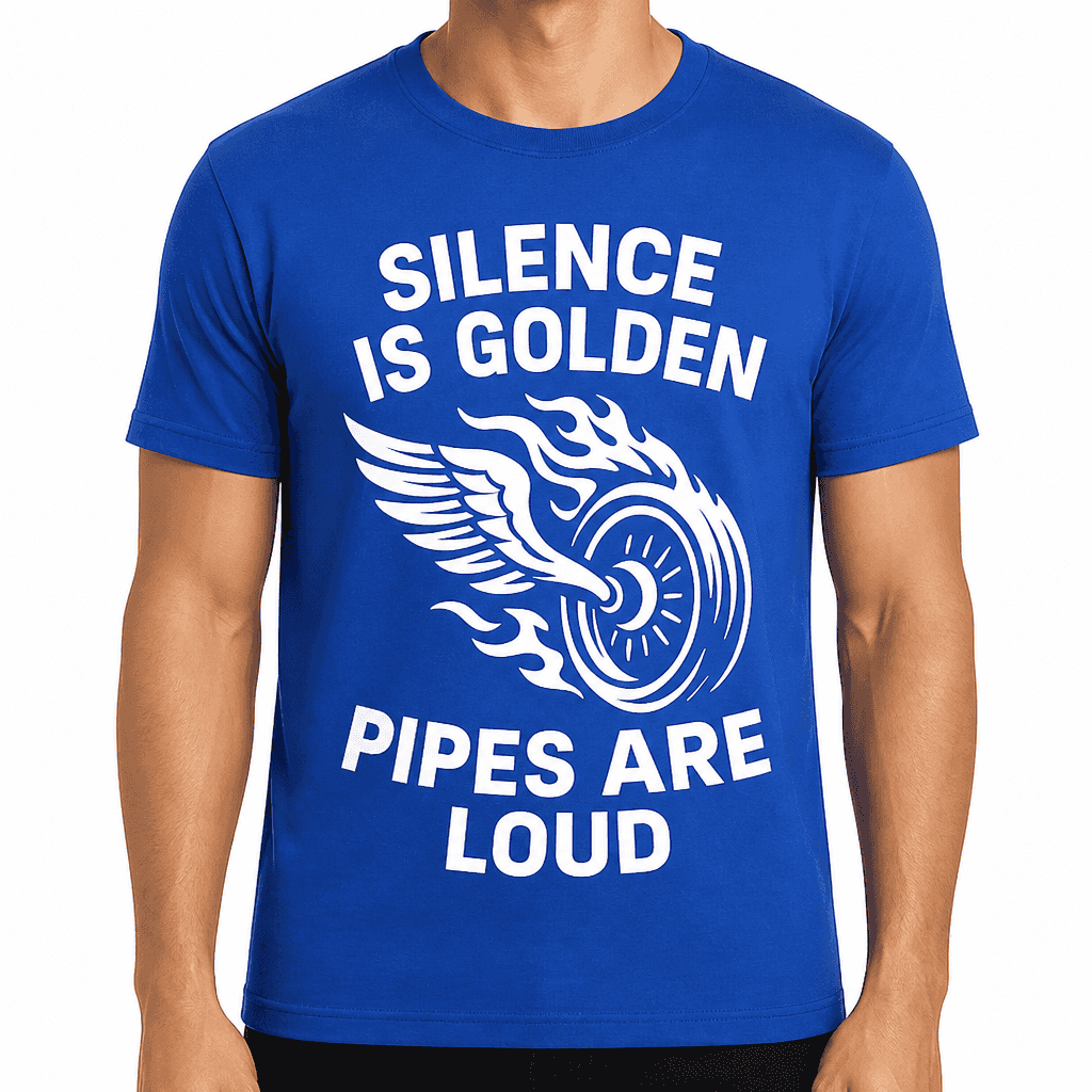 Silence Is Golden, Pipes Are Loud T-Shirt