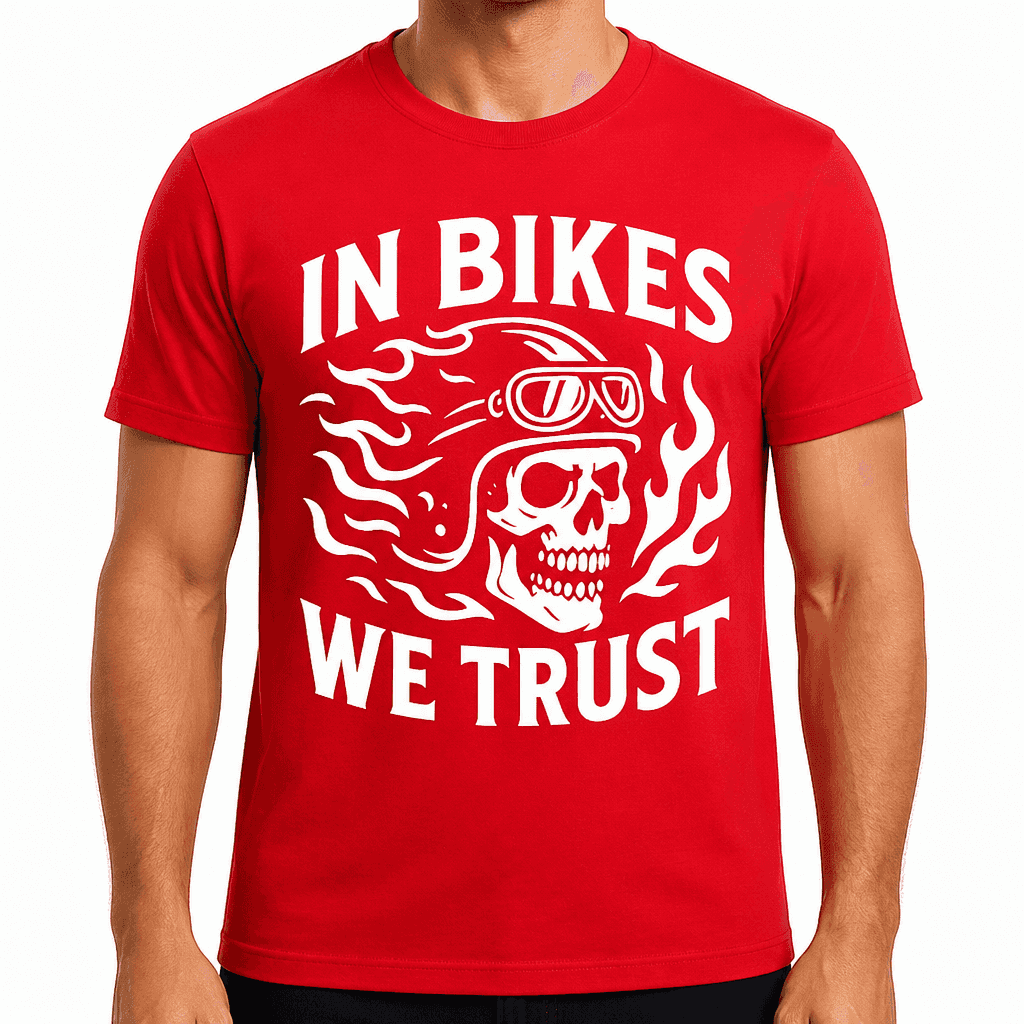 In Bikes We Trust T-Shirt