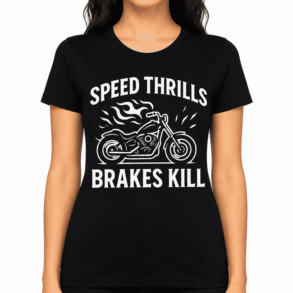 Speed Thrills Brakes Kill T-Shirt