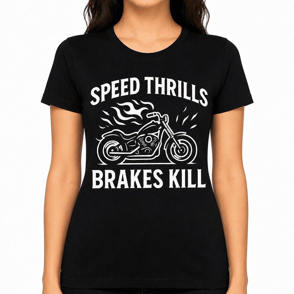 Speed Thrills Brakes Kill T-Shirt