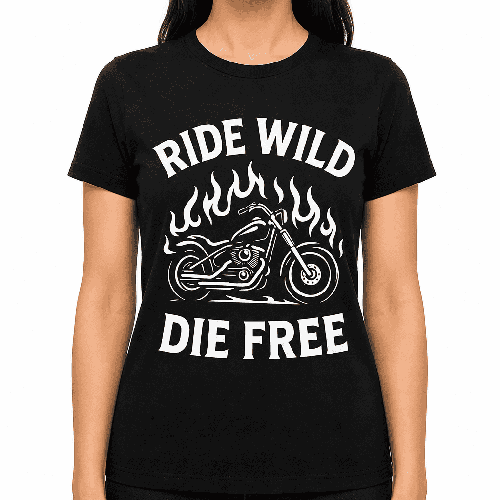 Ride Wild Die Free T-Shirt