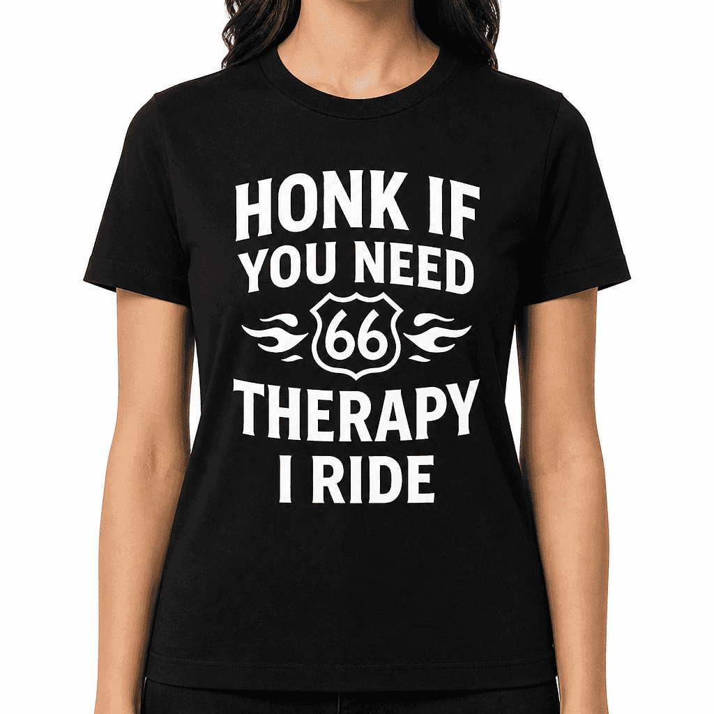 Honk If You Need Therapy I Ride T-Shirt