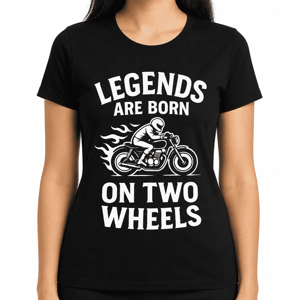 Legends Are Born on Two Wheels T-Shirt