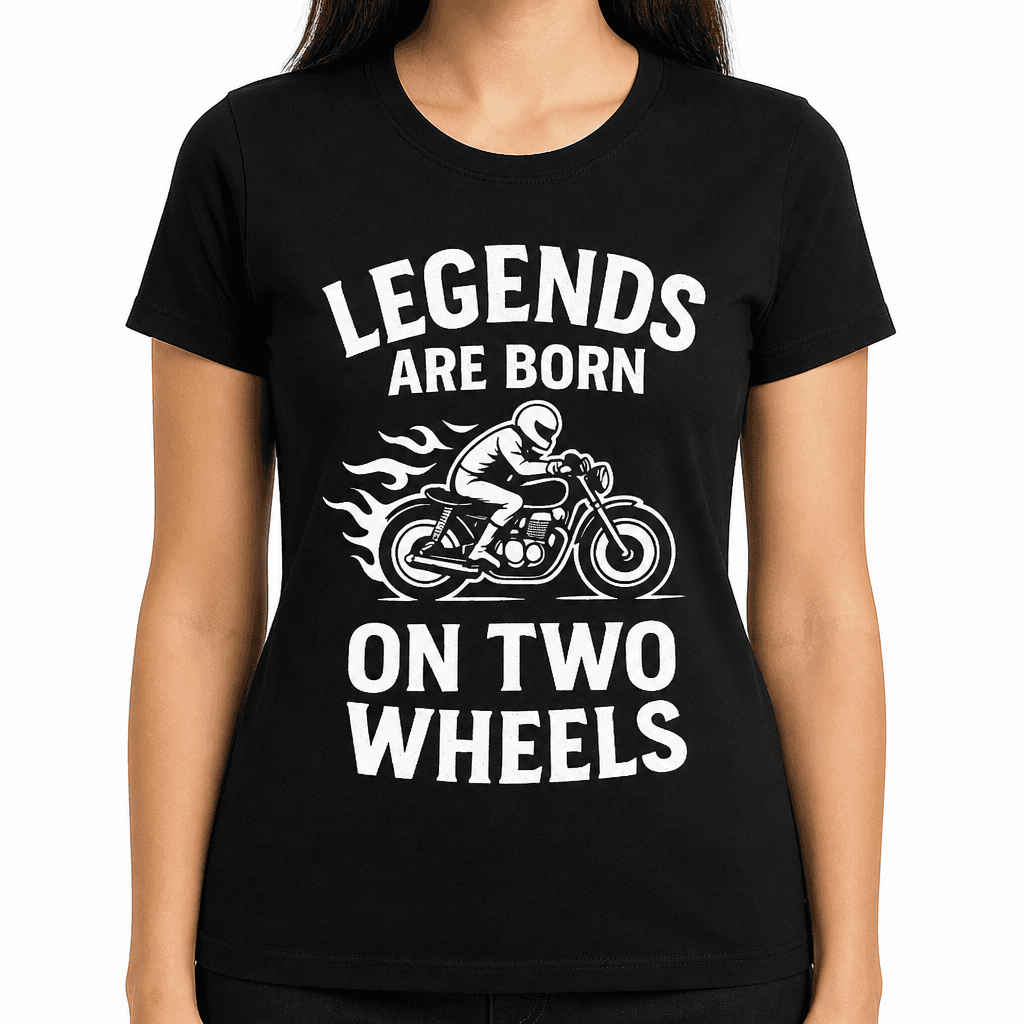 Legends Are Born on Two Wheels T-Shirt
