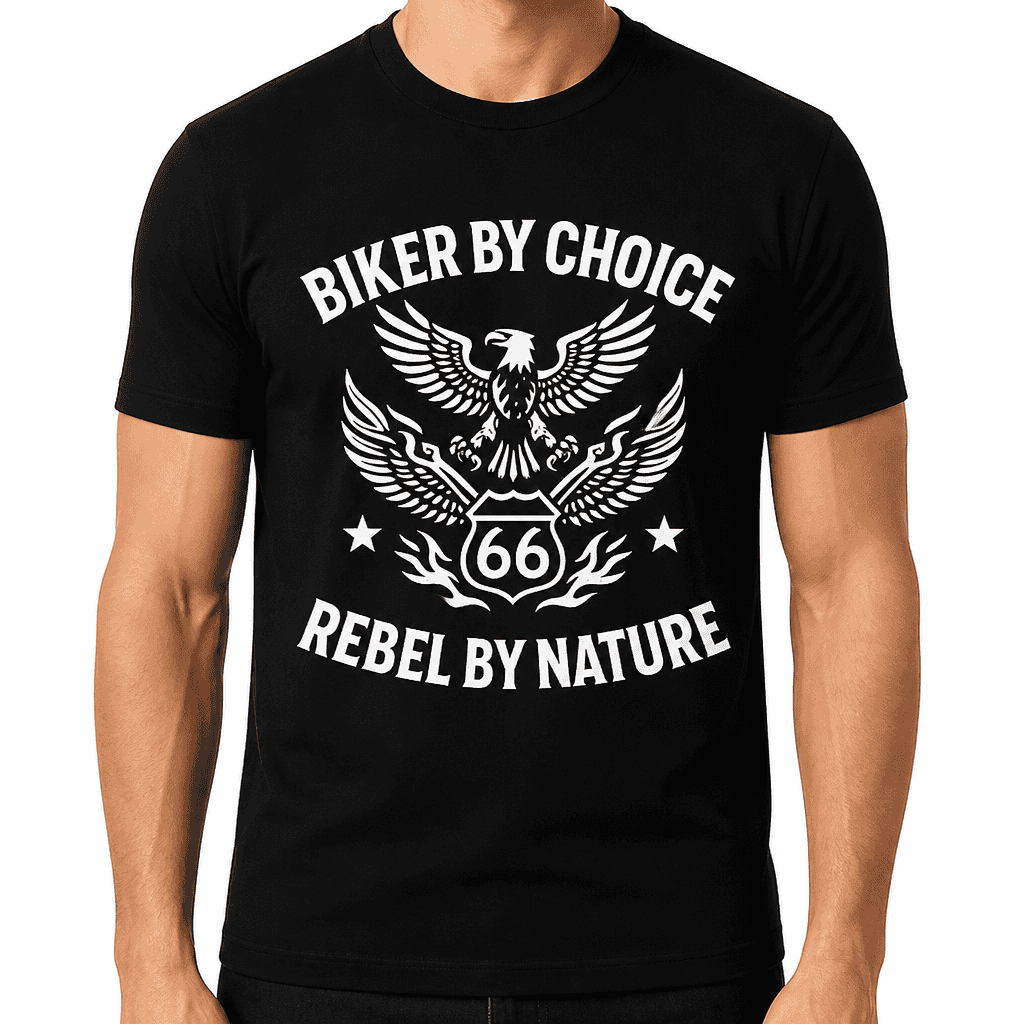 Biker by Choice, Rebel by Nature T-Shirt